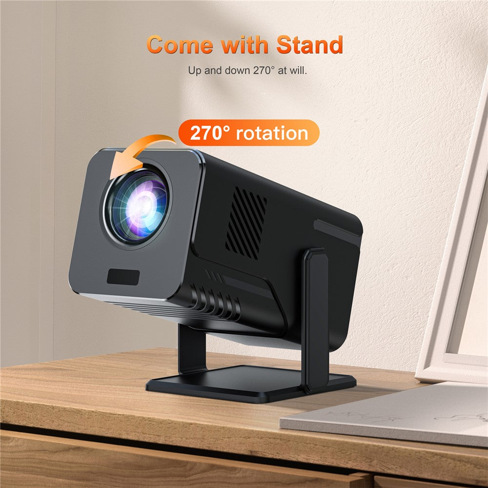HM103-B Dual-Band Bluetooth-compatible 5.0 1080P Auto Focus Projector with 270-Degree Adjustable