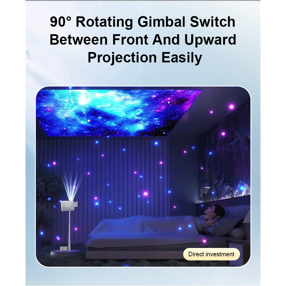TS-9pro 1080P Projector with Hidden Bracket Auto Focus Keystone Correction Home Theater 1+8G