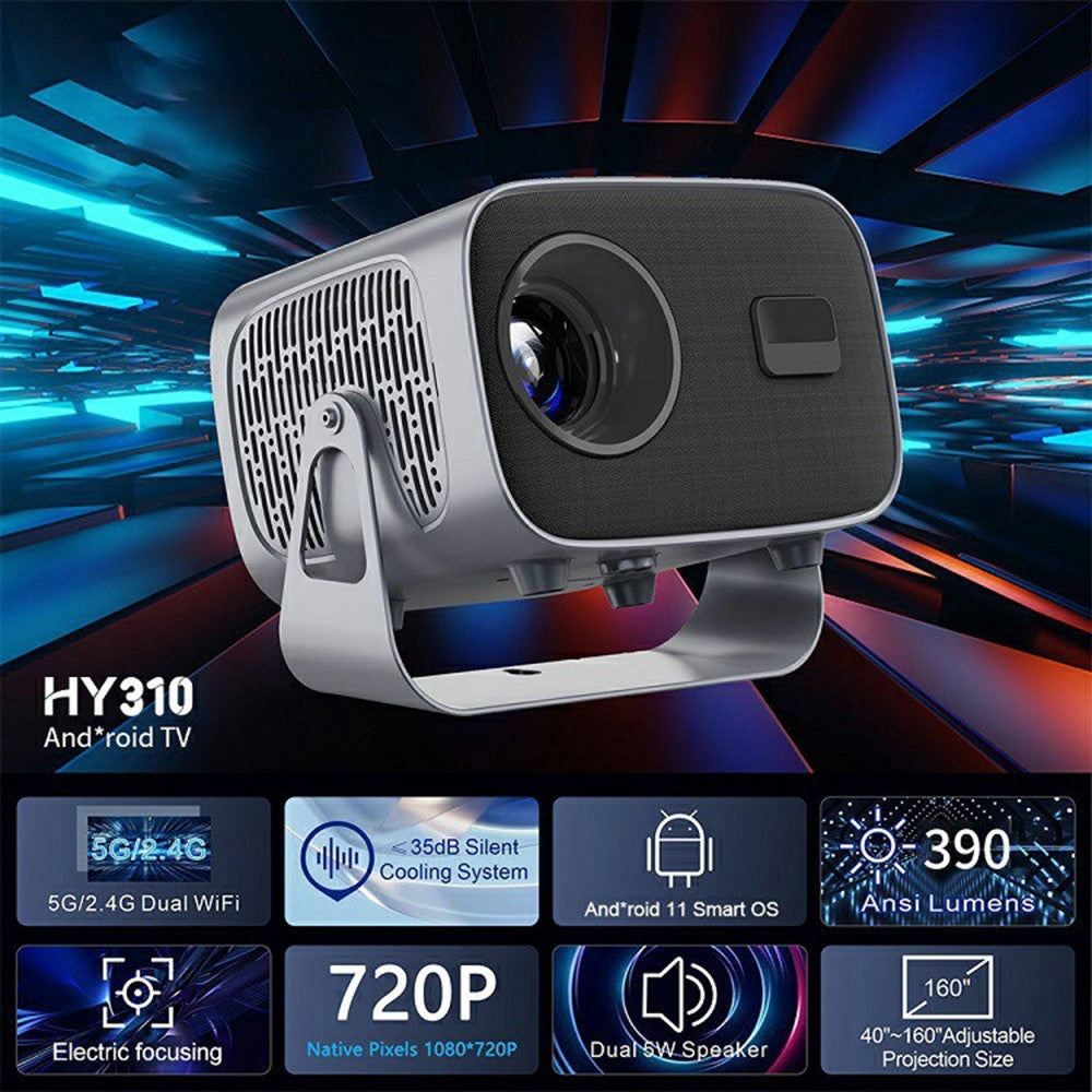 A10 720P (1280x720) Portable Projector Home Min Electric Focus Adjustment HD Projector