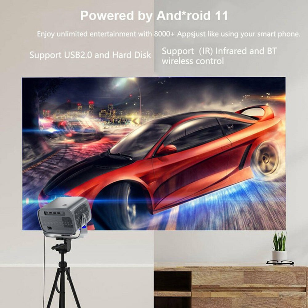 A10 720P (1280x720) Portable Projector Home Min Electric Focus Adjustment HD Projector