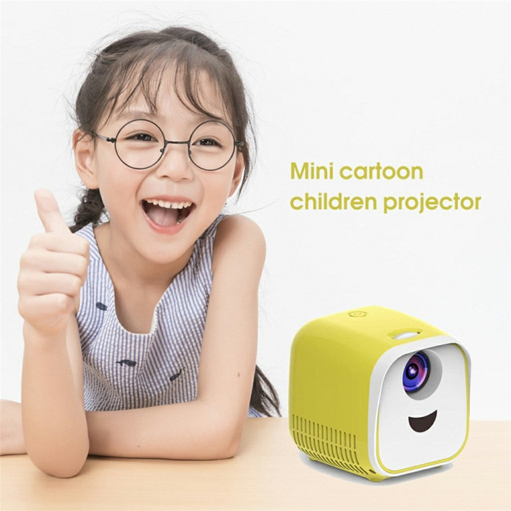 L1 Mini Projector for Kids Portable LED Projector with Built-In Speaker Home Entertainment Device
