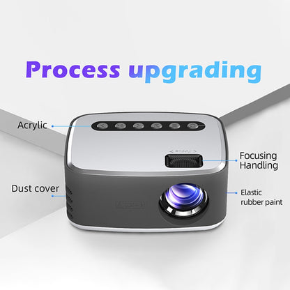T20 Mini LED Projector 1080P Home Theater Media Player Video Beamer Support TF Card U-Disk