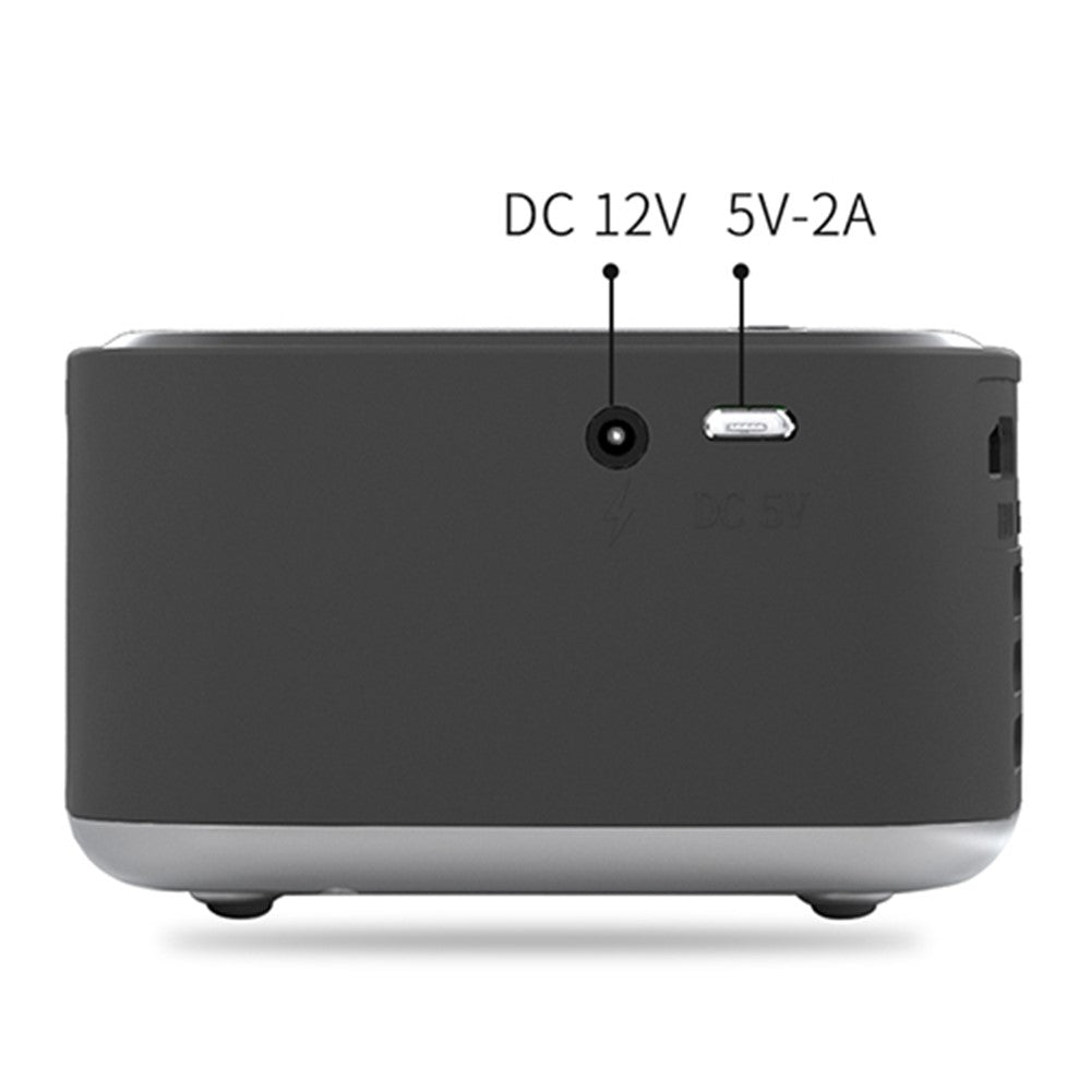 T20 Mini LED Projector 1080P Home Theater Media Player Video Beamer Support TF Card U-Disk