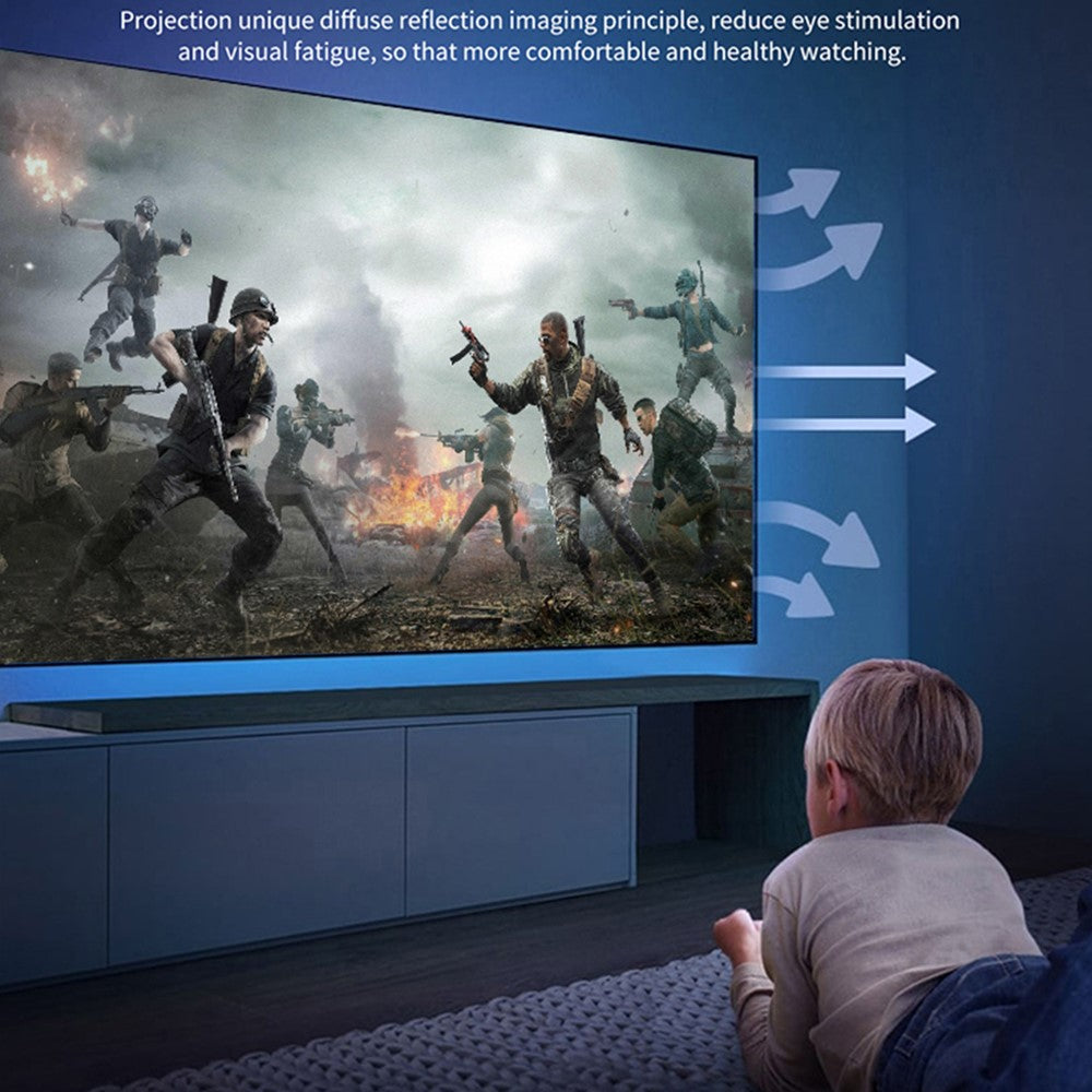T20 Mini LED Projector 1080P Home Theater Media Player Video Beamer Support TF Card U-Disk