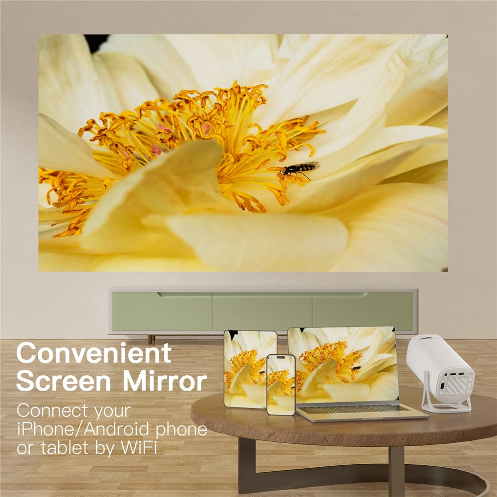 S40 Ultra Portable Projector Android Gaming Projector LED 1024x600P 120 ANSI Lumens 30-100 Inch Screen