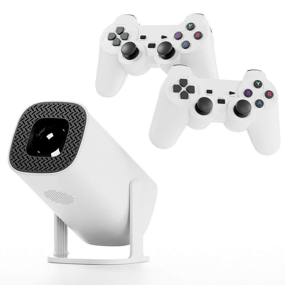 P30MAX Portable Gaming Projector with 2 Controller 720P HD Android 11 36000+ Games Screen Projection Device