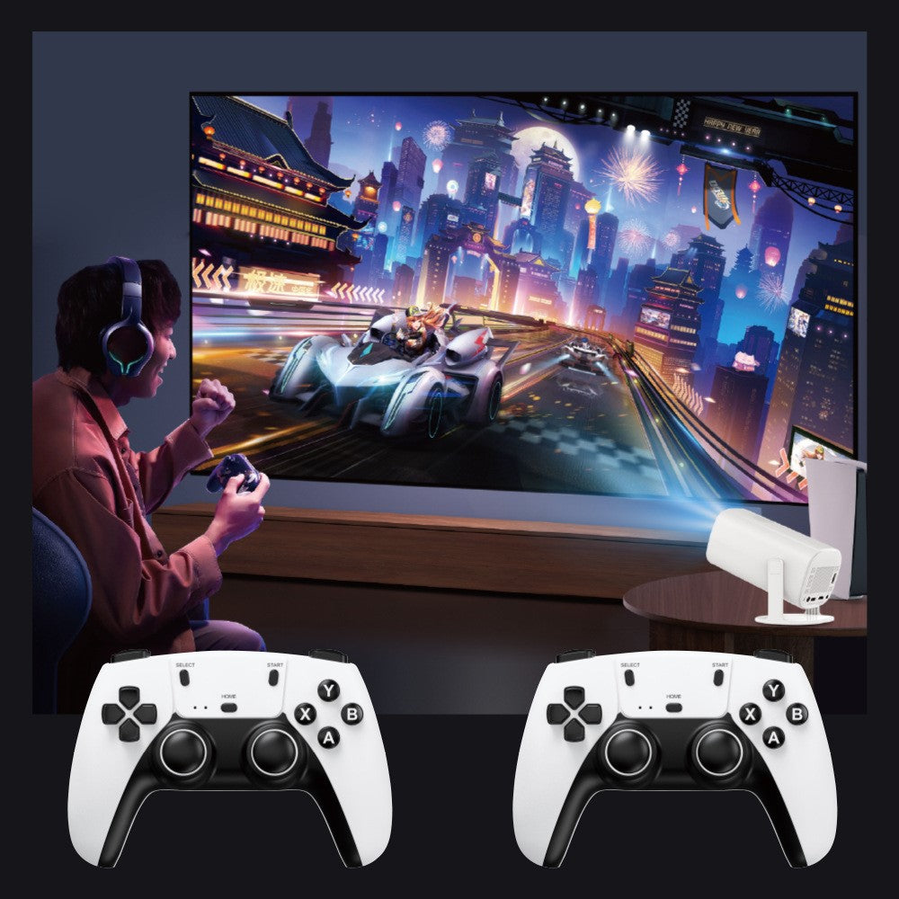 P30Plus Portable Gaming LED Projector 1280x720P 150 ANSI Lumens Android 14 Game Projector
