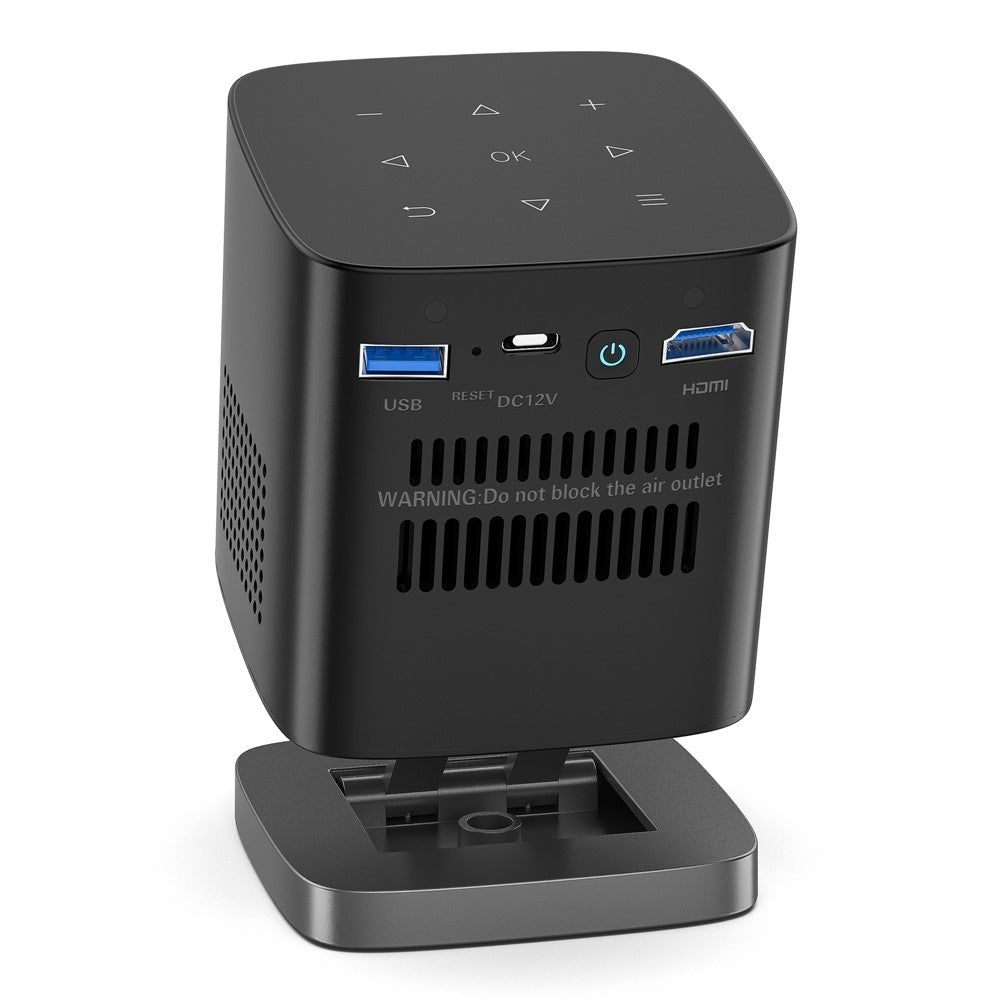C1000 Upgraded DLP Mini Projector Home Outdoor Portable HD Projection Device (CE Certified)
