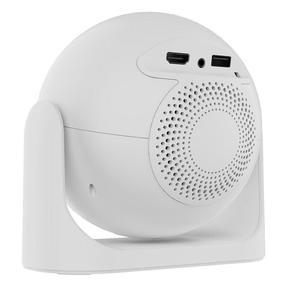 JY360 Football Shape Portable Projector Android 13.0 Auto Focus Mini Projector 2.4G  /  5G WiFi 6 for Home Theater