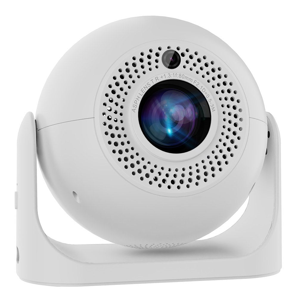 JY360 Football Shape Portable Projector Android 13.0 Auto Focus Mini Projector 2.4G  /  5G WiFi 6 for Home Theater