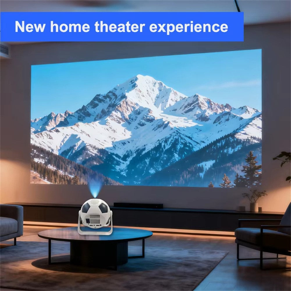 BL361 Android 11.0 Portable Mini Projector Football Design WiFi 6  /  BT 5.2 160 ANSI Home Theater Projector
