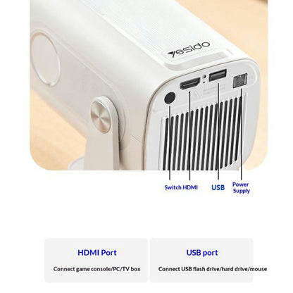YESIDO TV16 1080P Projector Auto Focus Bluetooth-Compatible 5.4 Smart Home Theater System