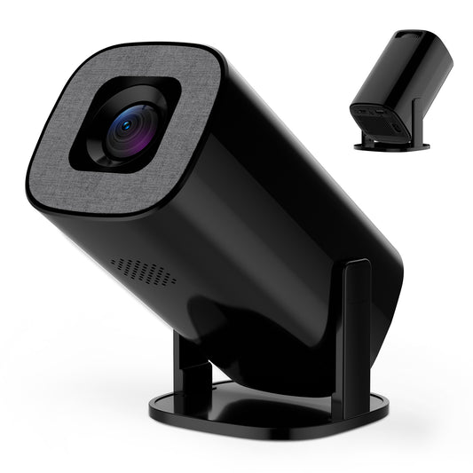 V1 Smart Video Projector 200 ANSI Android 14 Automatic Keystone Correction WiFi / Bluetooth-compatible Home Theater, 1+8GB