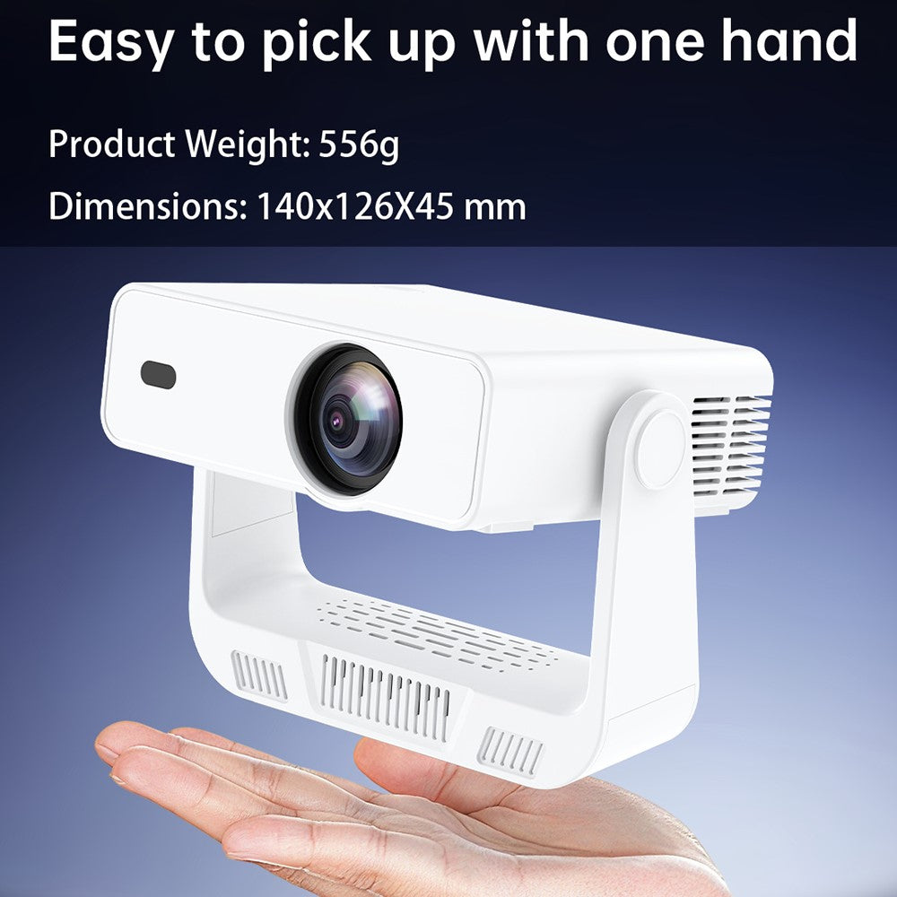 IMC880 Portable 4K Projector WiFi 6 BT 5.0 200 ANSI Lumens Android 14 Mini Projector, 1+8GB