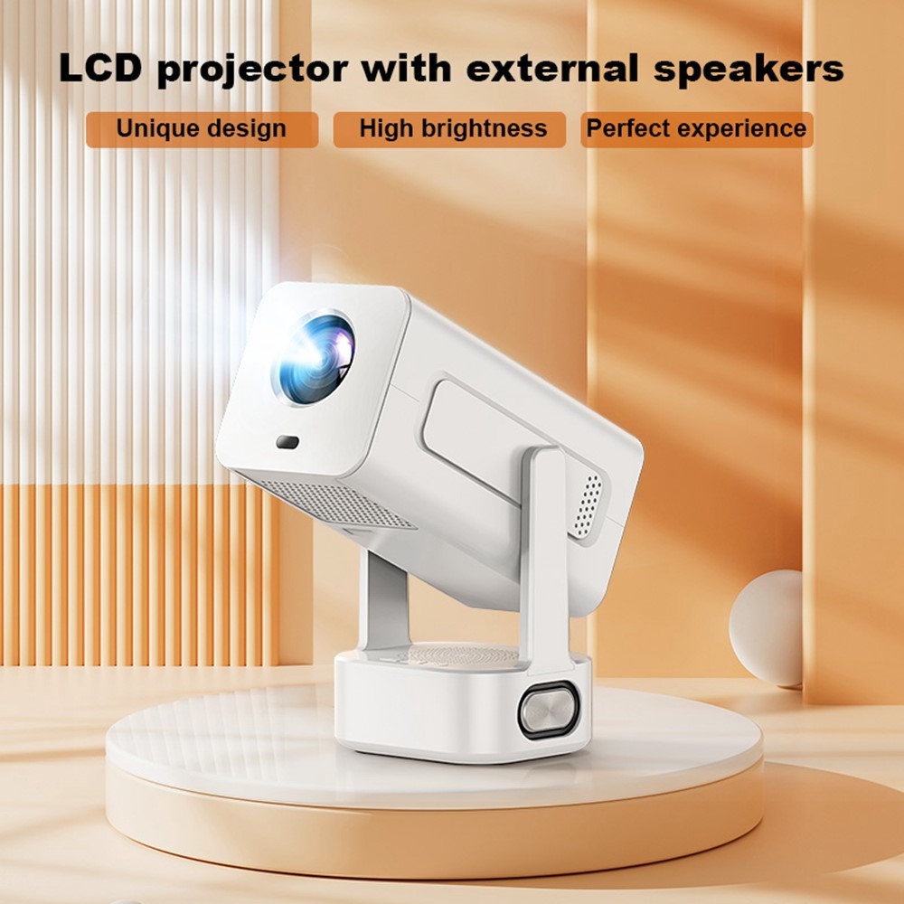 IMC360 LCD Projector 320 ANSI Lumen 1080P WiFi 6 Android 11 1GB+8GB Autofocus Projector for Home Theater, Single Speaker