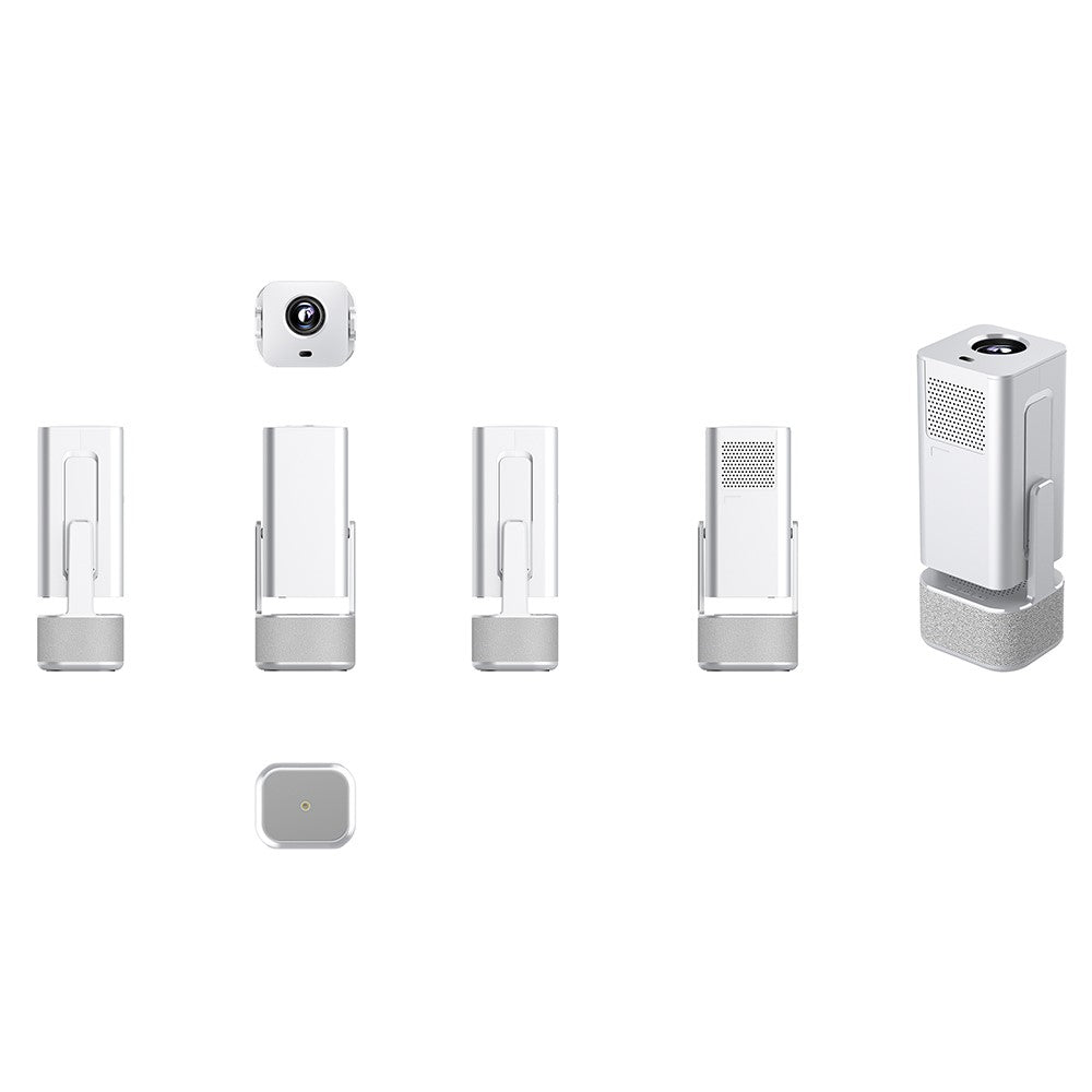 IMC360 1GB+8GB LCD Projector Autofocus 1080P HD WiFi 6 Home Cinema Projector, Dual Speakers, Cloth Coating Base