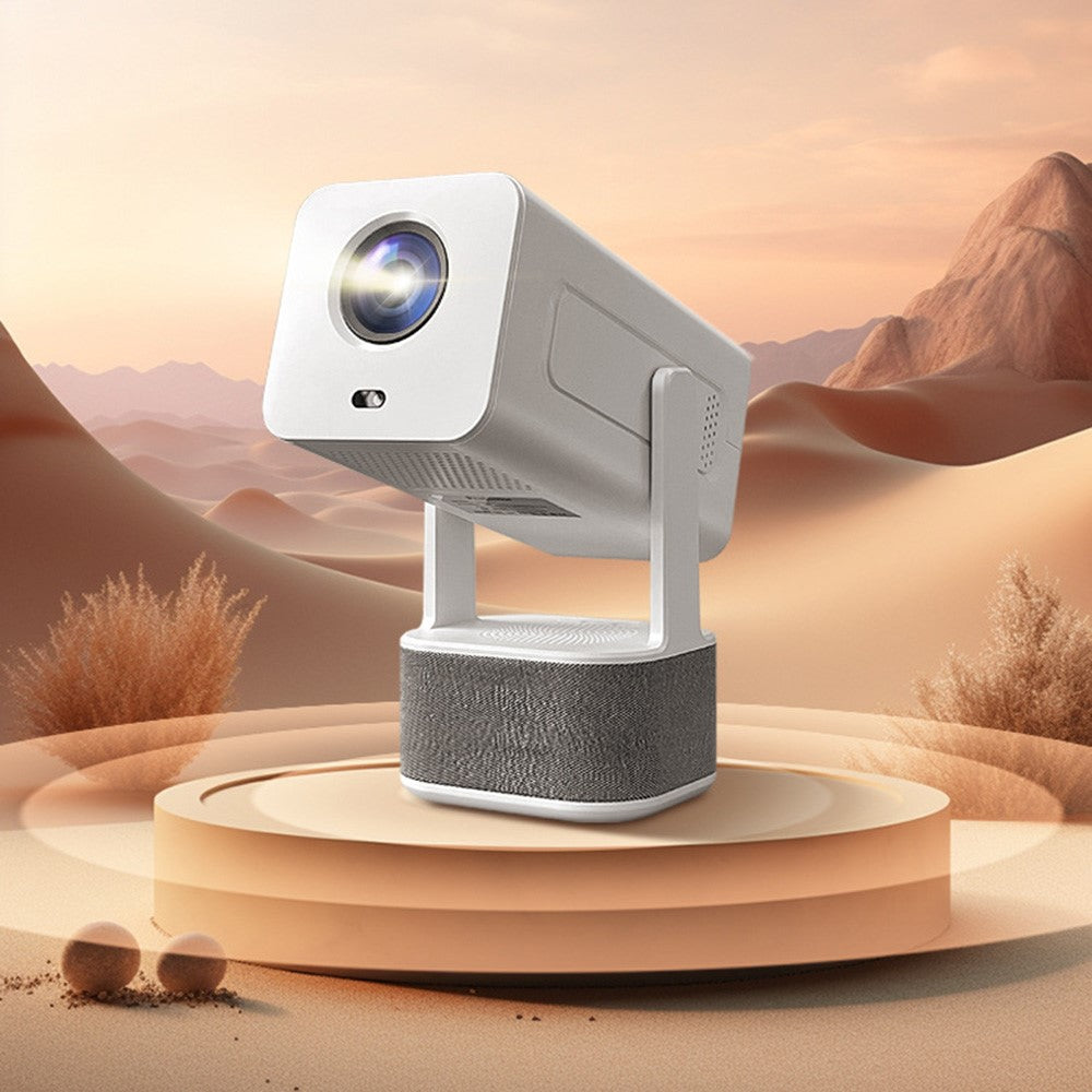 IMC360 1GB+8GB LCD Projector Autofocus 1080P HD WiFi 6 Home Cinema Projector, Dual Speakers, Cloth Coating Base