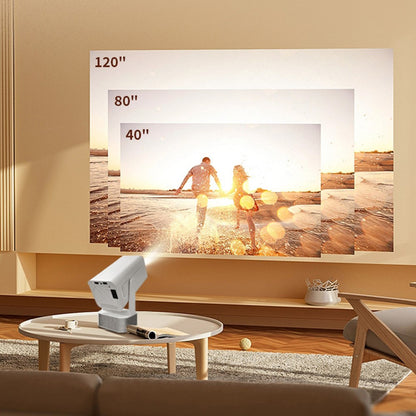 IMC360 1GB+8GB LCD Projector Autofocus 1080P HD WiFi 6 Home Cinema Projector, Dual Speakers, Cloth Coating Base