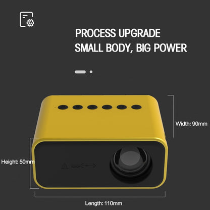 YITAN YT500 24 ANSI Mini Projector Home Theater Projector 100Inch Image Display for Phone, Laptop, Computer