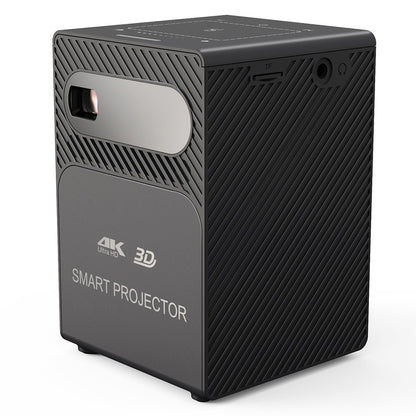 P18 Portable 3D 4K Smart Mini Projector Android 9.0 2.4G / 5G WiFi Home Movie Beamer, 2+32GB