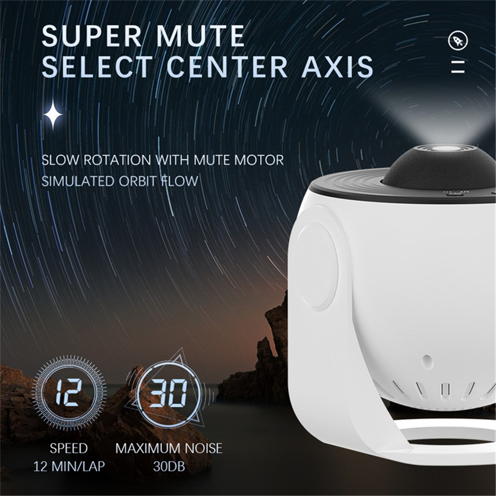 LED Star Projector Galaxy Night Light Rotating Nebula Projector Lamp Living Room Decor