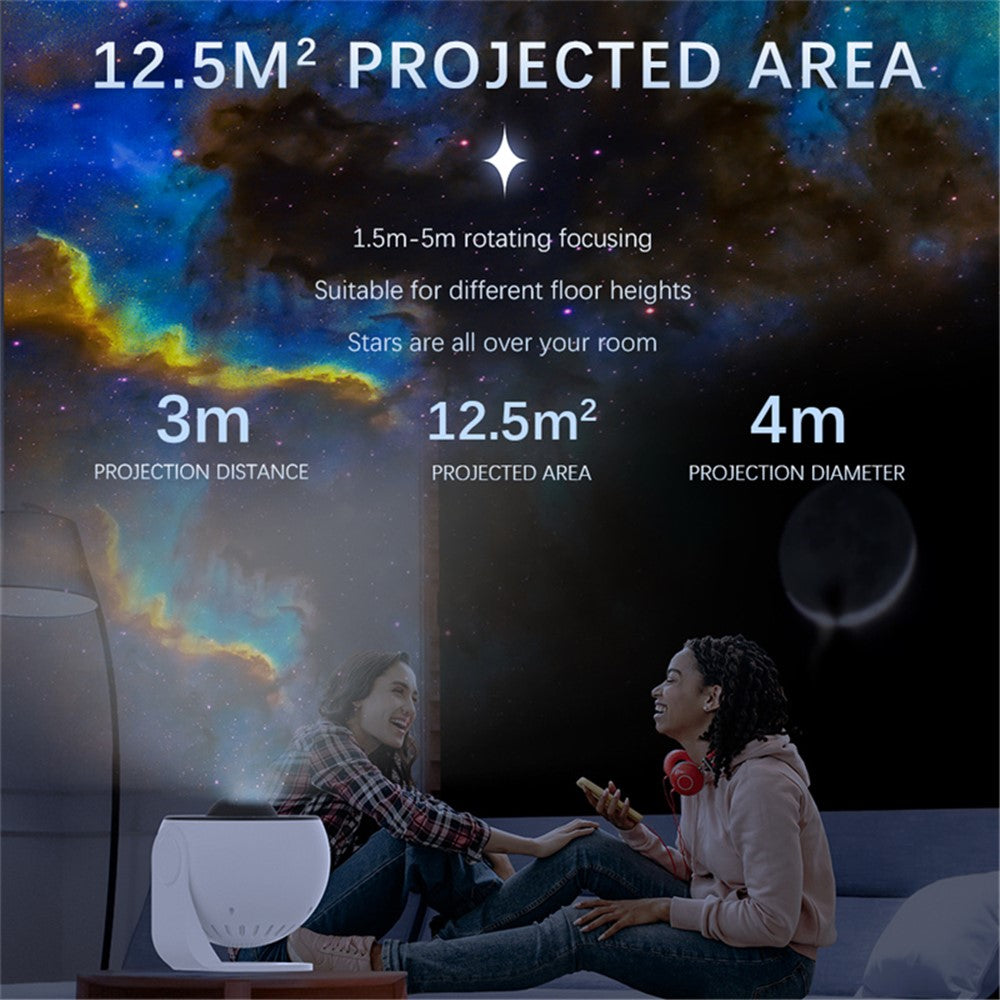 LED Star Projector Galaxy Night Light Rotating Nebula Projector Lamp Living Room Decor
