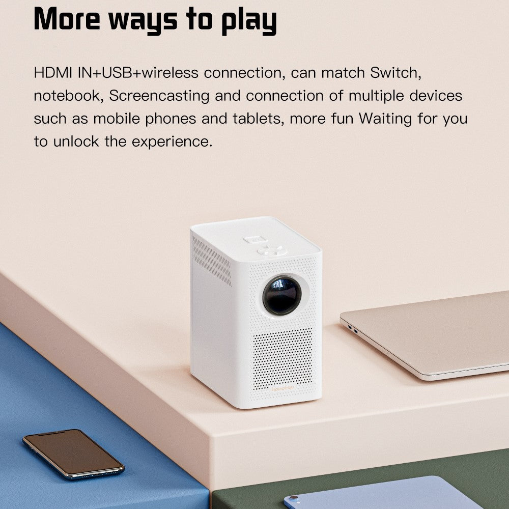S30MAX Portable Mini Projector WiFi Bluetooth-compatible HD Video Home Theater LED Projector