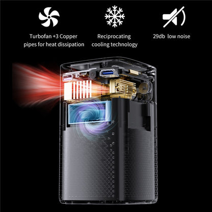 C900 Android 9.0 WiFi Mini DLP Projector 960x540P High Definition Pocket Home Theater
