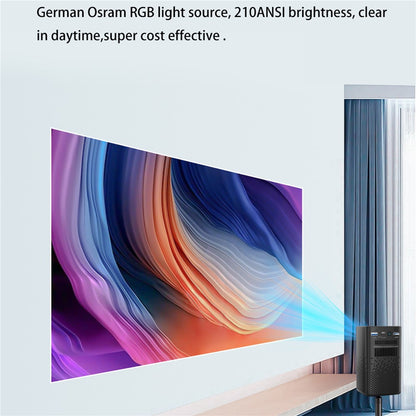 C900 Android 9.0 WiFi Mini DLP Projector 960x540P High Definition Pocket Home Theater