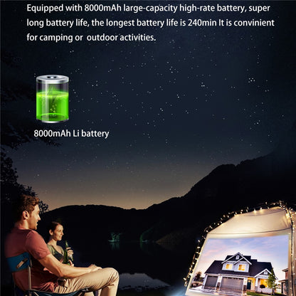 C900 Android 9.0 WiFi Mini DLP Projector 960x540P High Definition Pocket Home Theater