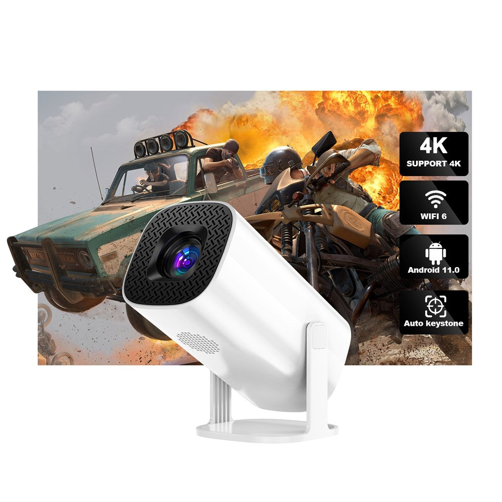 P30 Mini Heimprojektor 4K Dual WiFi Bluetooth Tragbar