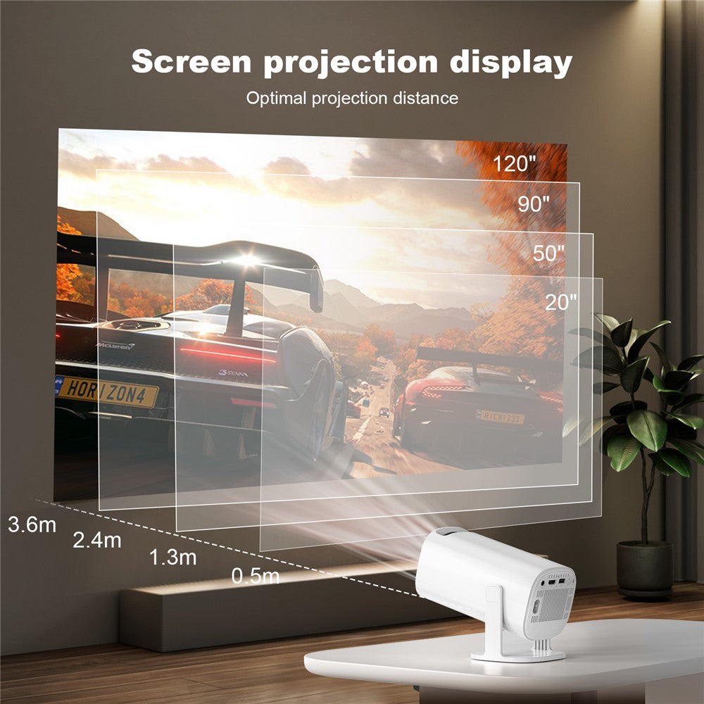 P30 Mini Heimprojektor 4K Dual WiFi Bluetooth Tragbar