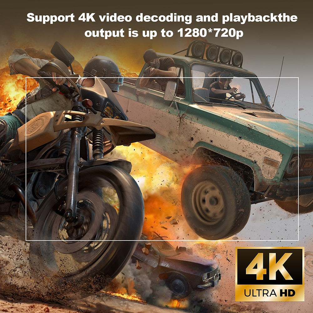P30 Mini Heimprojektor 4K Dual WiFi Bluetooth Tragbar
