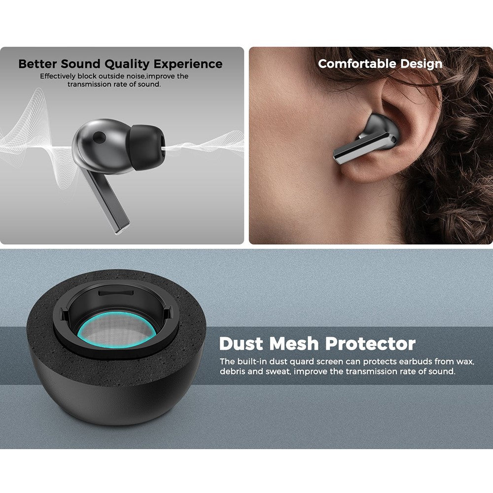 AHASTYLE WG168 3 Paar Ohrstöpsel aus Silikon für Samsung Galaxy Buds3 Pro