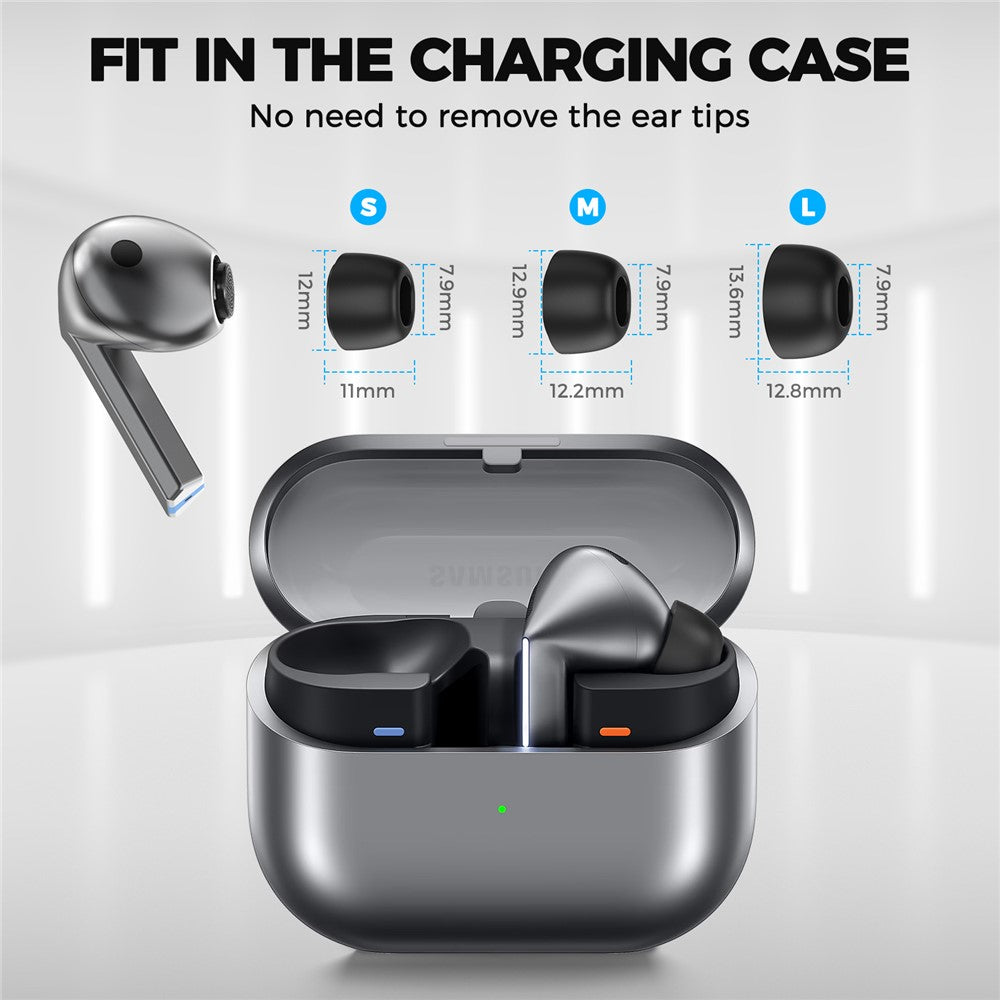 AHASTYLE WG168 3 Paar Ohrstöpsel aus Silikon für Samsung Galaxy Buds3 Pro