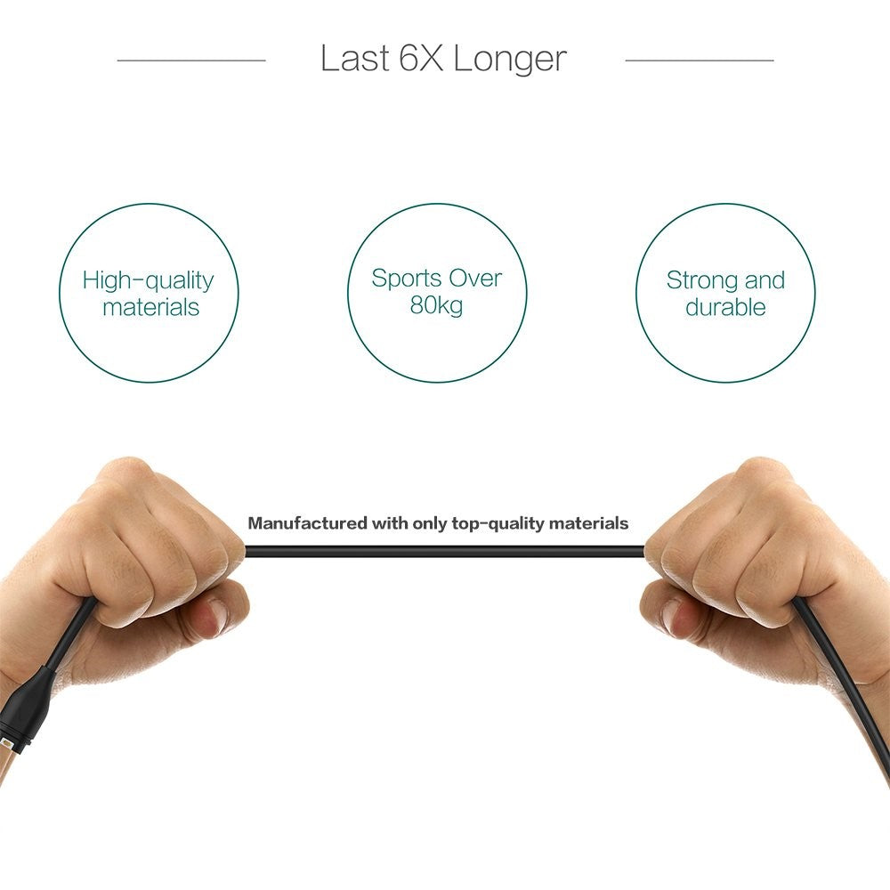 Ladekabel 1m für Garmin Fenix, Forerunner, Vivoactive, Venu - USB-C Smartwatch-Ladegerät