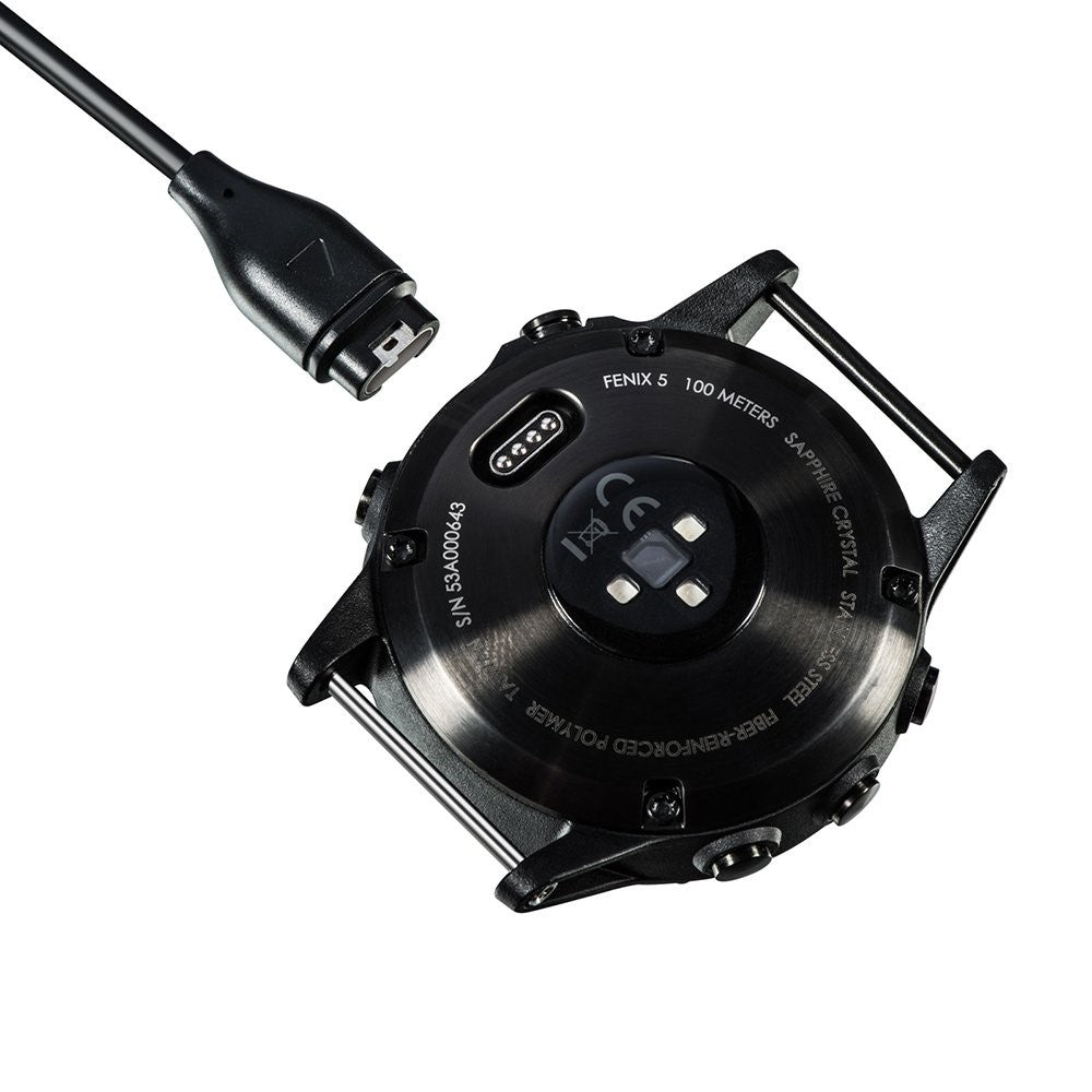 Ladekabel 1m für Garmin Fenix, Forerunner, Vivoactive, Venu - USB-C Smartwatch-Ladegerät