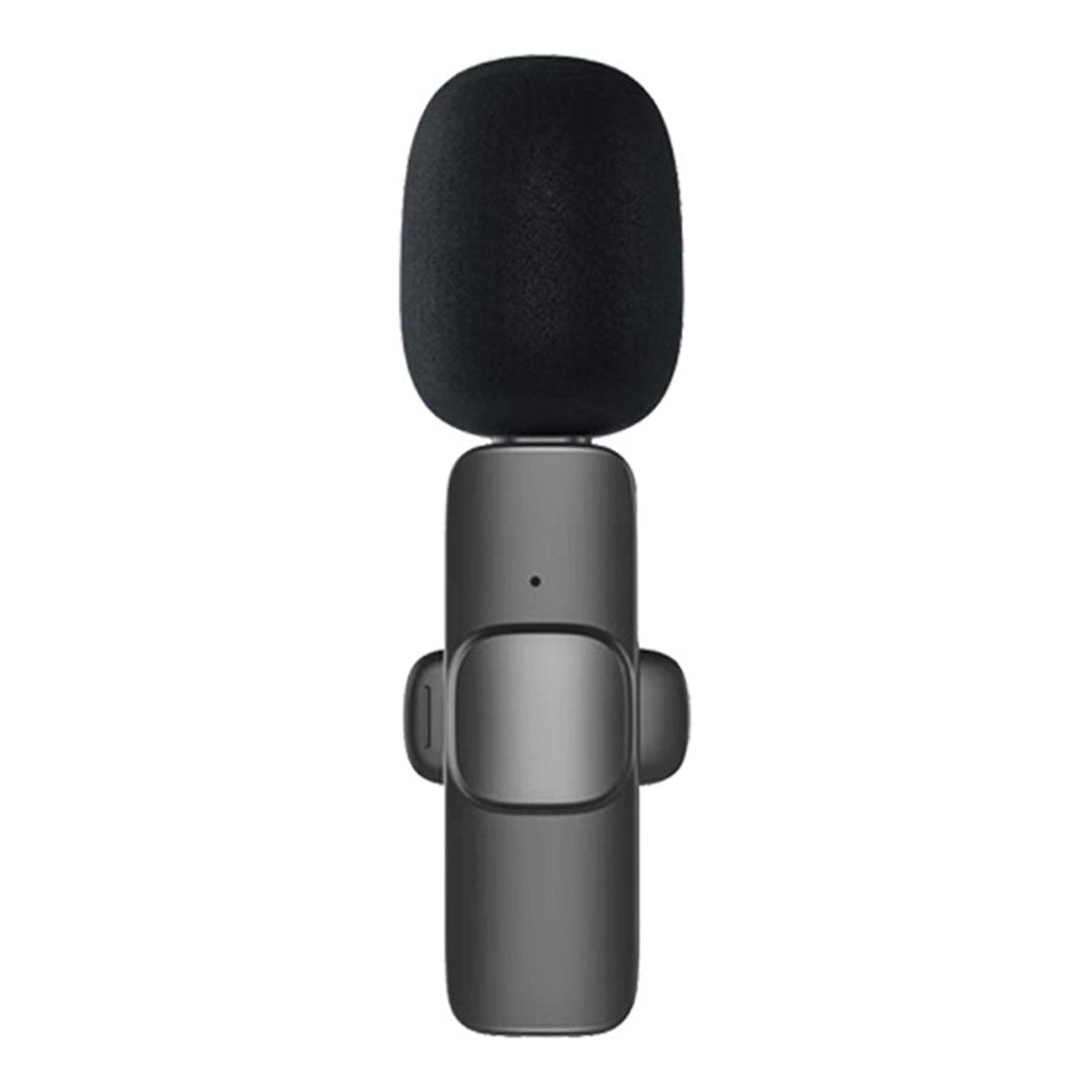 K1 Clip-Mikrofon 2.4G Funk-Lavalier-Mikrofon mit USB-C Empfänger für Handy & Livestream