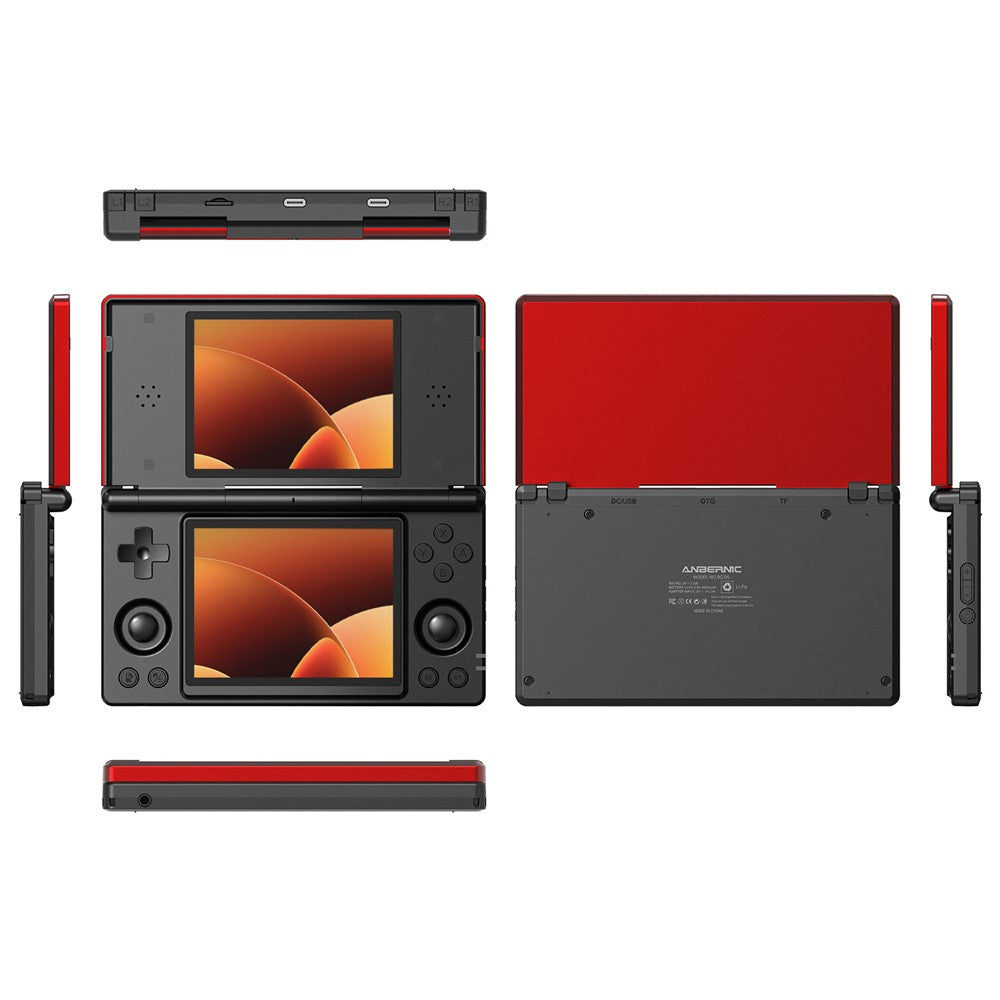 ANBERNIC 128G RG DS Handheld-Konsole Retro Arcade Android mit Dual IPS Screens