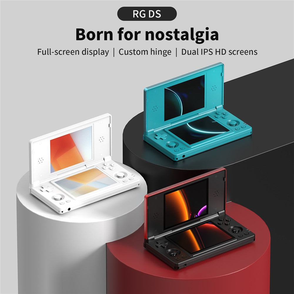ANBERNIC 128G RG DS Handheld-Konsole Retro Arcade Android mit Dual IPS Screens