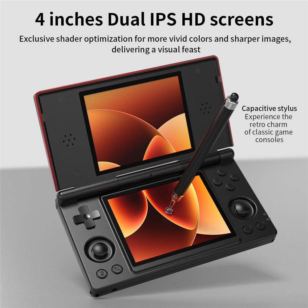 ANBERNIC 128G RG DS Handheld-Konsole Retro Arcade Android mit Dual IPS Screens
