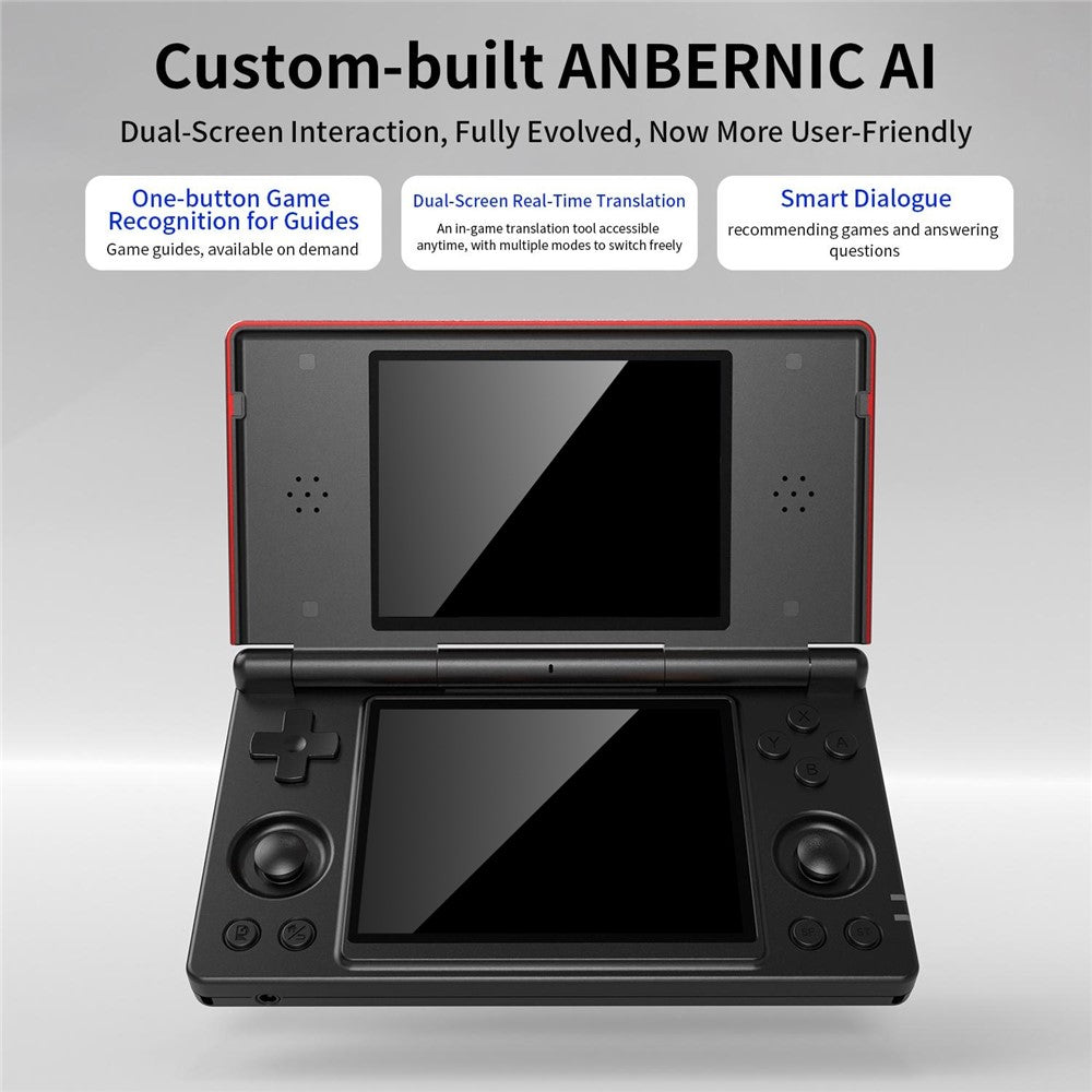 ANBERNIC 128G RG DS Handheld-Konsole Retro Arcade Android mit Dual IPS Screens