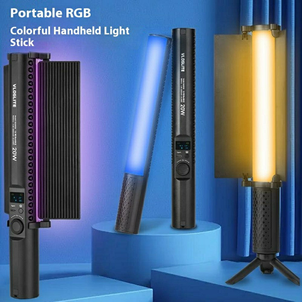 VLOGLITE B20RGB Handheld RGB Photography Light Stick 20 Modes 1800K