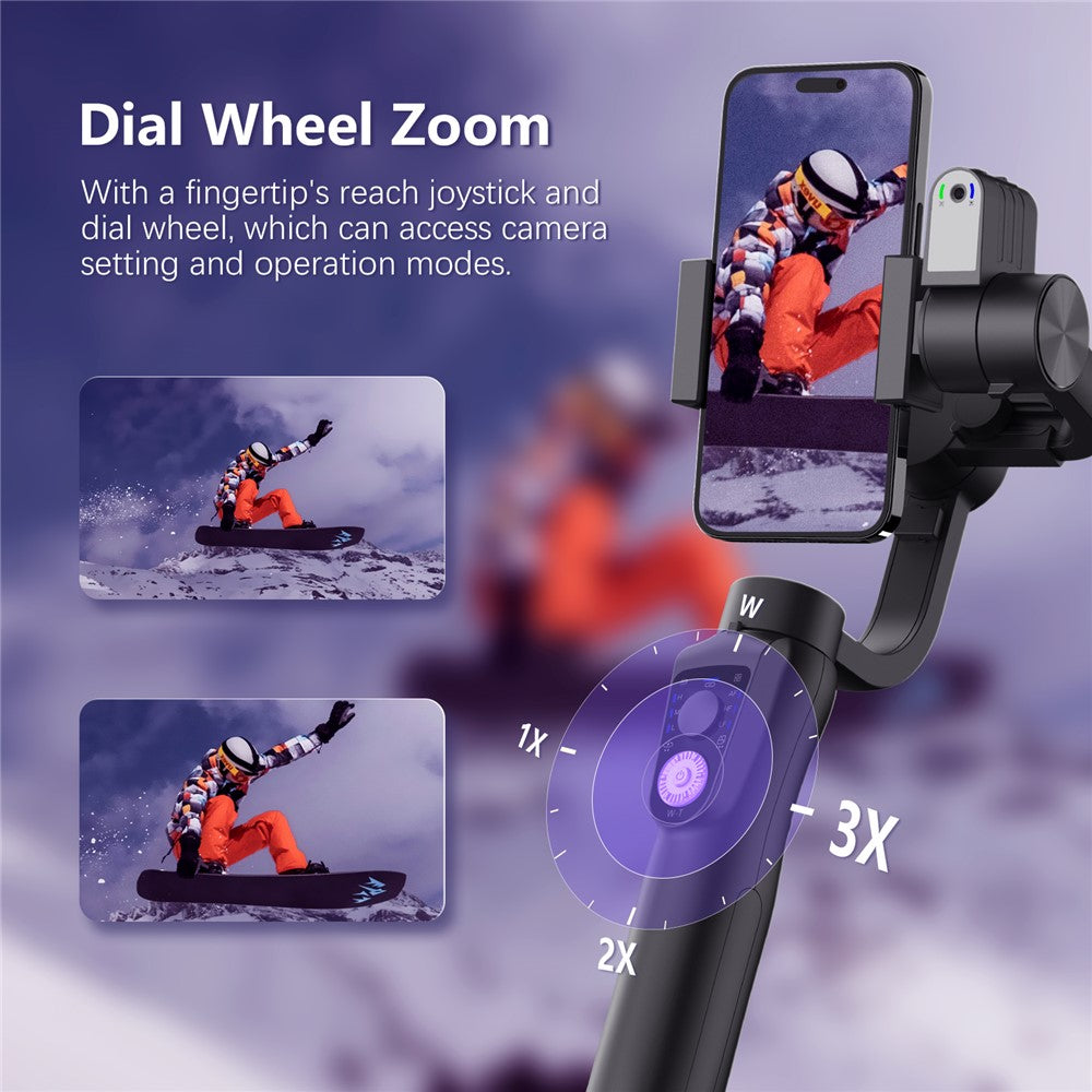 S5Bpro Intelligenter KI-Tracking 3-Achsen Gimbal Stabilisator Selfie-Stativ