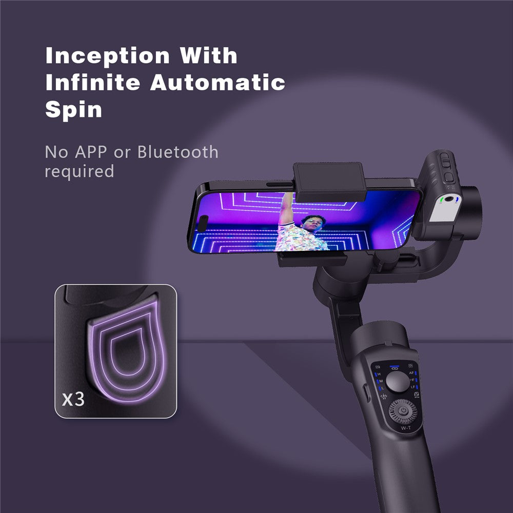 S5Bpro Intelligenter KI-Tracking 3-Achsen Gimbal Stabilisator Selfie-Stativ