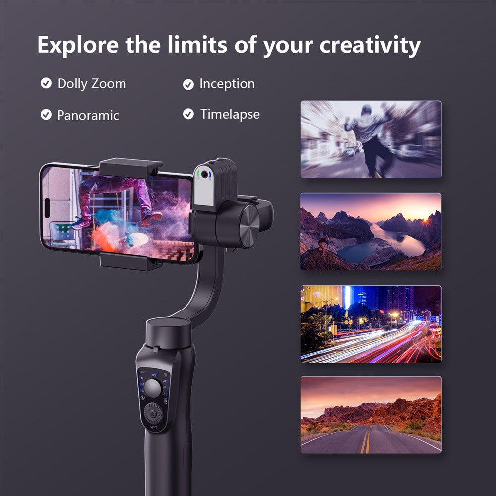 S5Bpro Intelligenter KI-Tracking 3-Achsen Gimbal Stabilisator Selfie-Stativ