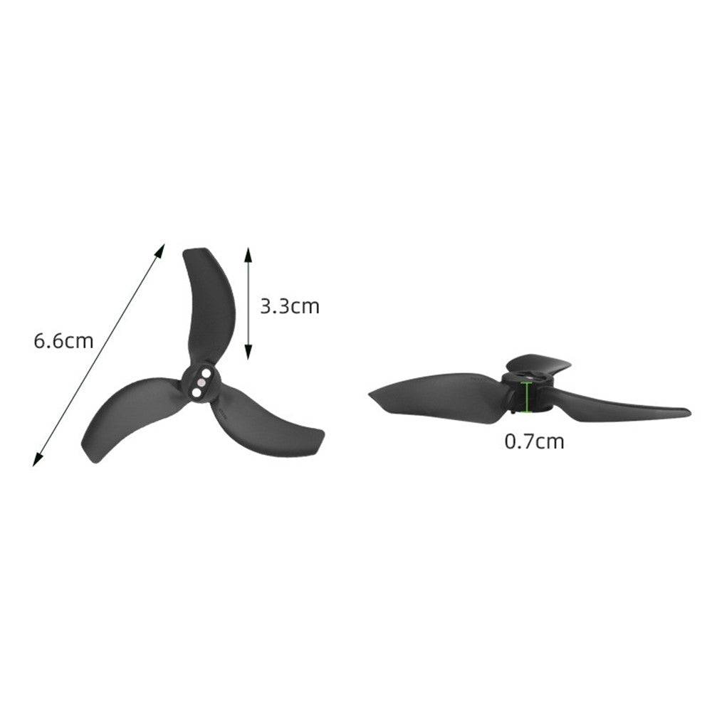 BRDRC 2 Pairs for DJI Avata 2 PC Propellers Drone Replacement Parts