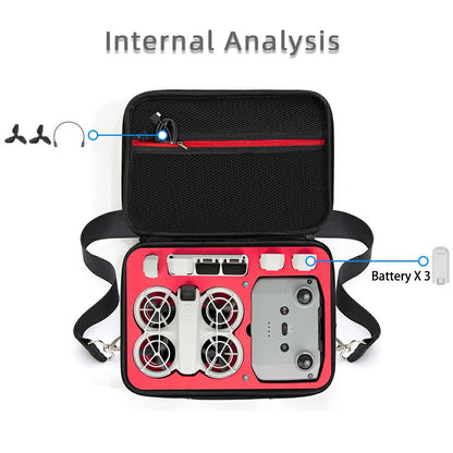 For DJI Neo EVA Storage Bag Drone Accessories Carrying Case with Shoulder Strap