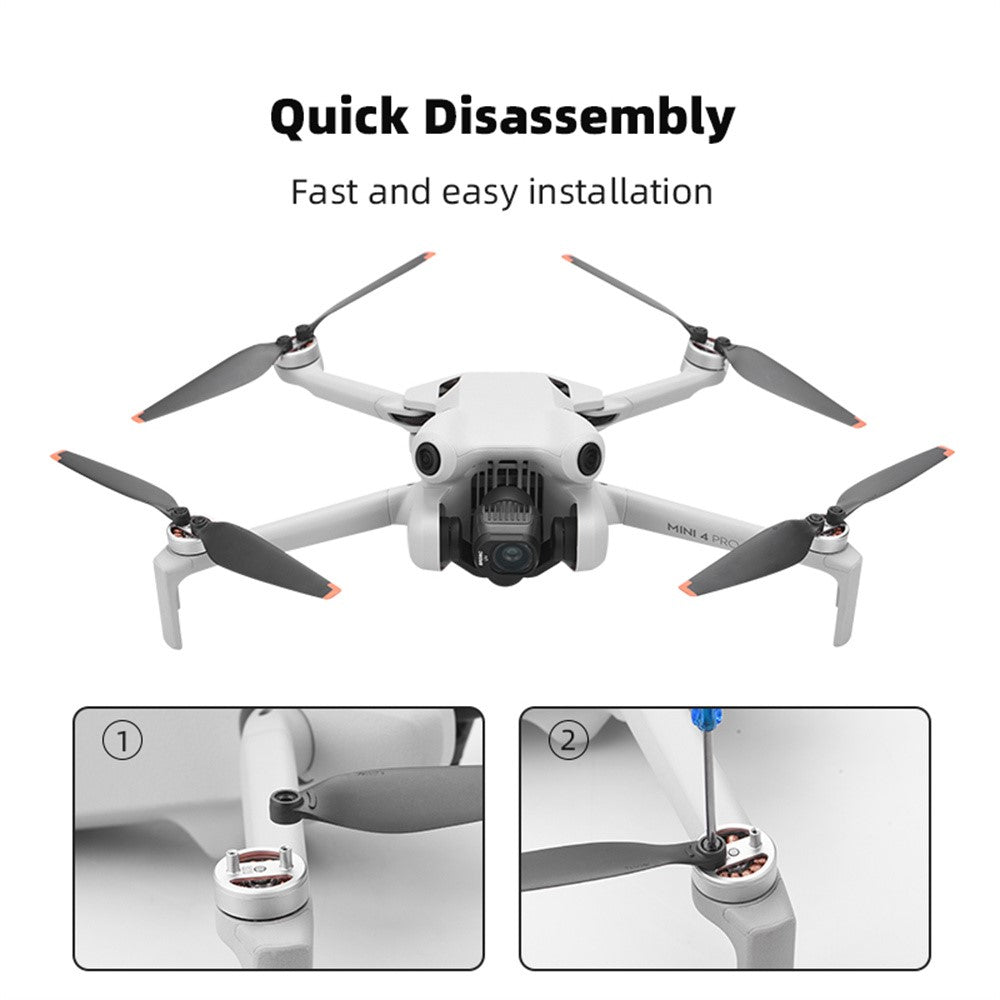 BRDRC 2Pair For DJI Mini 4 Pro Propellers RC Drone Spare Blade Replacement Parts