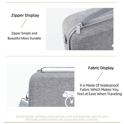 Storage Bag for DJI Flip + RC-N3 Remote Controller RC Drone Portable Carrying Case Integrated Design